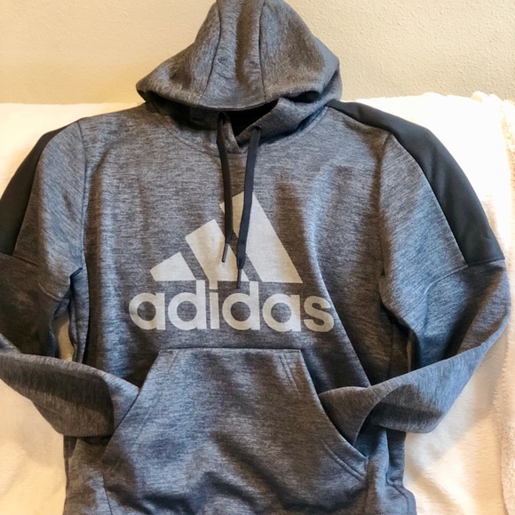 adidas Women's Fleece Pullover Logo Hoodie - Picture 6 of 6